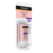 Neutrogena Pure & Free Baby Sunscreen Stick Broad Spectrum Spf 60, 0.47 Oz.