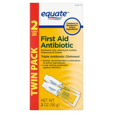 Equate Triple Antibiotic First Aid Ointment Twinpack, 2 oz