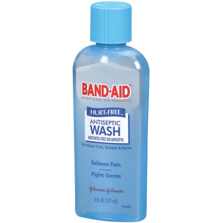 Band-Aid Brand First Aid Hurt-Free Antiseptic Wash, 6 Fl. Oz