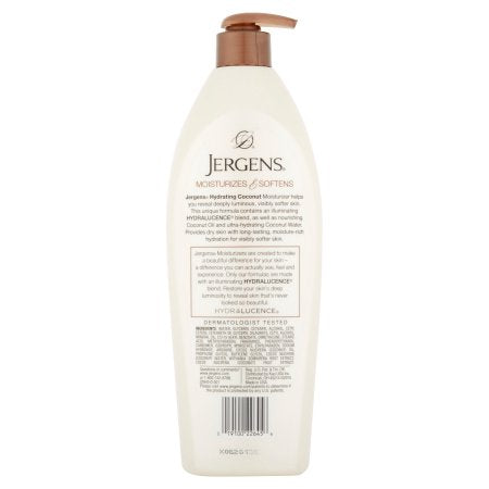 Jergens Hydrating Coconut Dry Skin Moisturizer, 26.5 fl oz