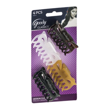 Goody Hair Clips, 4 count