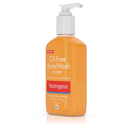 Neutrogena Oil-Free Acne Face Wash With Salicylic Acid, 6 Oz.