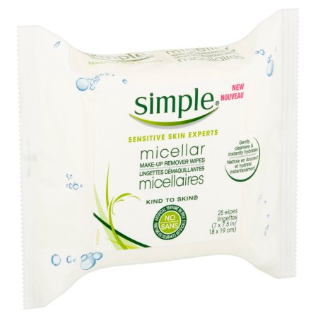 Simple Micellar Make-Up Remover Wipes 25 Wipes