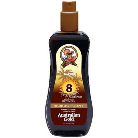 Australian Gold SPF8 Spray Gel w/ Bronzer