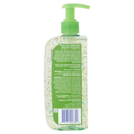 Clean & Clear Morning Burst Shine Control Facial Cleanser, 8 Oz