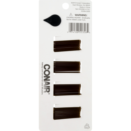 Conair Mini Pins Brown - 36 CT