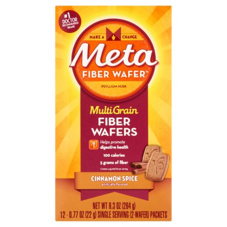 Metamucil Fiber Supplement Wafers, 24 ct, 9.3oz (Choose your Flavor)