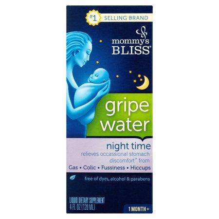 Mommy's Bliss Night Time Gripe Water Liquid Dietary Supplement, 4 fl oz