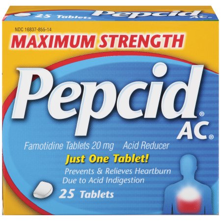 Maximum Strength Pepcid Ac Tablets, 25 Count