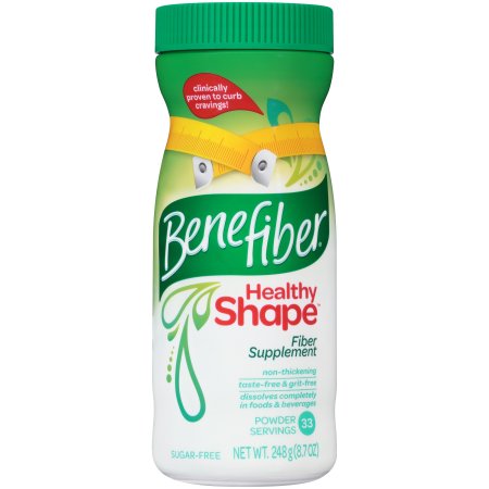 Benefiber Healthy Shape Natural Dietary Fiber Supplement Taste Free Dissolvable Powder, 33 Servings