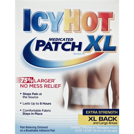 Icy Hot Extra Strength Extra Large Back & Large Areas Medicated Patch, 3 count