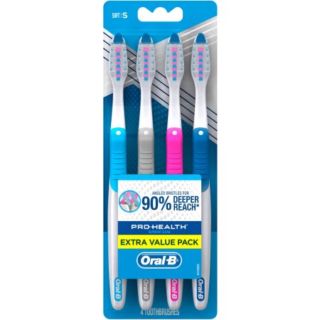 Oral-B Pro-Health Superior Clean Toothbrushes, 40 Soft, 4 count