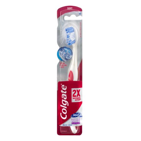 Colgate 360 Optic White Platinum Toothbrush Soft, 1.0 CT