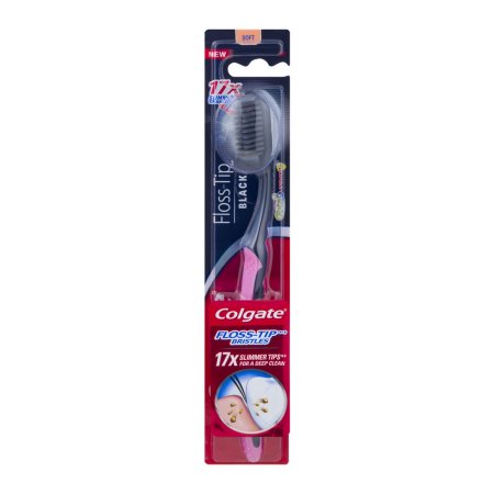 Colgate Total Advanced Floss-Tip Bristles Toothbrush Soft, 1.0 CT