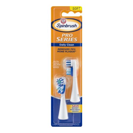 Arm & Hammer Spinbrush Pro Series Daily Clean Replacement Brush Heads Soft - 2 CT