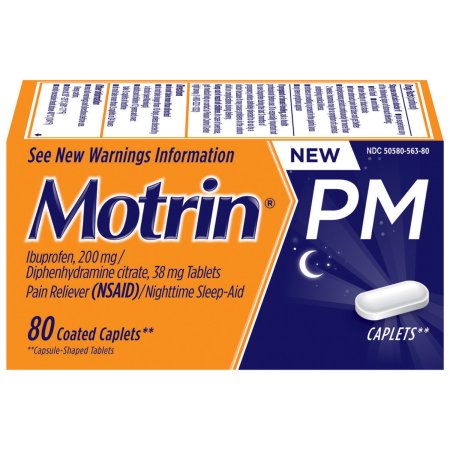 Motrin PM Caplets, 80 Count