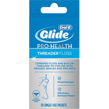 Oral-B Glide Pro-Health Threader Floss, 30 count