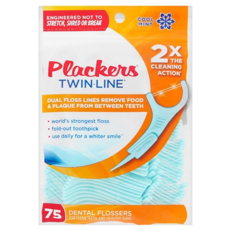 Plackers Twinline Flossups 75ct