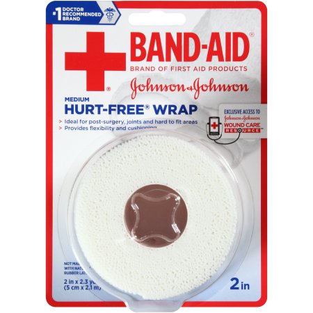 Band-Aid Hurt-Free Wrap, Medium