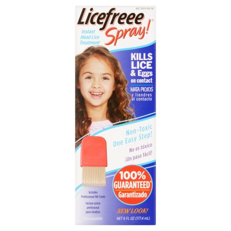 Licefree Spray! Instant Non-Toxic Head Lice Treatment, 6 oz