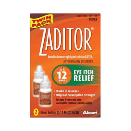 Zaditor Antihistamine Eye Drops Twin Pack 0.34 oz