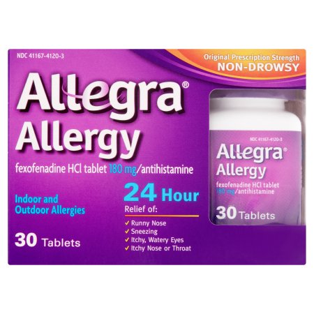 Allegra Allergy 24 Hour Antihistamine Tablets, 30 count