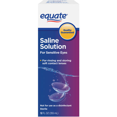 Equate Sterile For Sensitive Eyes Saline Solution 12 fl oz