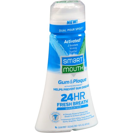 SmartMouth™ Gum & Plaque Clean Mint Activated Mouthwash™ 16 fl. oz. Bottle