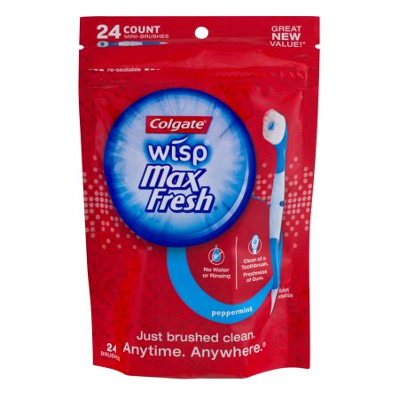 Colgate Wisp Max Fresh Mini-Brushes Peppermint - 24 CT