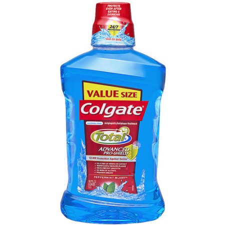 Colgate Total Advanced Pro-Shield Peppermint Blast Mouthwash, 50.7 fl oz