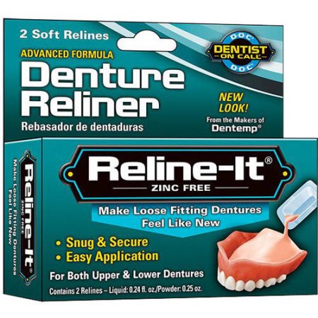 D.O.C. Reline-It Advanced Denture Reliner Kit, 2 count