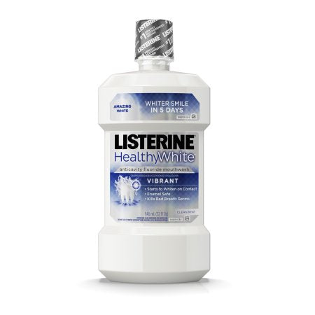 LISTERINE Whitening Clean Mint Vibrant Anticavity Mouthwash, 32 fl oz